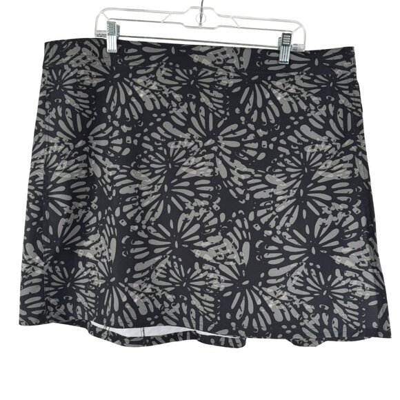 Ripskirt Wrap Skirt Cover Up 2XL Shibori Butterfly Charcoal Beach NWT SS-2102 - Picture 1 of 11